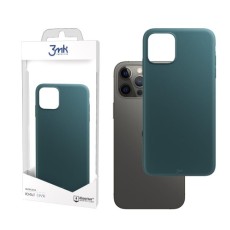 3MK Matt Case priekš Apple iPhone 12 Pro Max - Zaļš - matēts silikona aizmugures apvalks / bampers-vāciņš