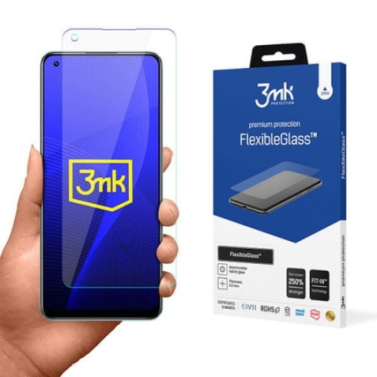 3MK FlexibleGlass Hybrid Tempered Glass / Film protector priekš Realme 9 4G / 9 Pro Plus - hibrīds ekrāna aizsargstikls / aizsargplēve