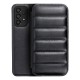 Puffer Book Case priekš Samsung Galaxy A23 5G A236 - Melns - sāniski atverams maciņš ar stendu / grāmatveida maks