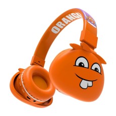 Jellie Monster Orange YLFS-09BT Bluetooth 5.0 Wireless Headphones with Microphone for Kids Universālas Bezvadu Austiņas Bērniem - Oranžas