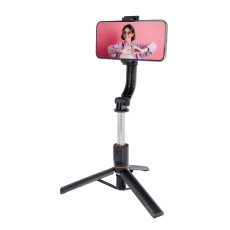 Combo SSTR-13 Bluetooth remote control Selfie Stick with Tripod - Melns - Selfie monopod Teleskopisks Universāla stiprinājuma statīvs