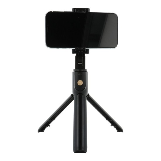 Combo K07 Bluetooth remote control Selfie Stick with Tripod - Melns - Selfie monopod Teleskopisks Universāla stiprinājuma statīvs