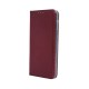 Smart Magnetic Case priekš Samsung Galaxy S23 Plus 5G S916 - Bordo - sāniski atverams mākslīgas ādas maciņš ar stendu