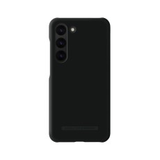 iDeal of Sweden Seamless SS22 Back Case priekš Samsung Galaxy S23 Plus 5G S916 - Coal Black - ciets silikona aizmugures apvalks ar iebūvētu metālisku plāksni / bampers-vāciņš