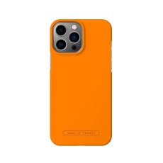iDeal of Sweden Seamless AS23 Back Case priekš Apple iPhone 13 Pro Max - Apricot Crush - ciets silikona aizmugures apvalks ar iebūvētu metālisku plāksni / bampers-vāciņš