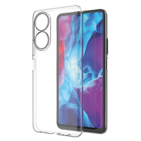 Ultra Thin TPU Phone Protective Back Case priekš Huawei Honor X7 - Caurspīdīgs - silikona aizmugures apvalks / bampers-vāciņš