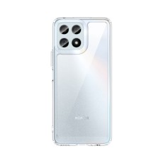 Shockproof TPU Acrylic Hybrid Back Case priekš Honor X8 - Caurspīdīgs - triecienizturīgs silikona aizmugures apvalks / bampers-vāciņš