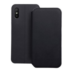 Dual Pocket Book Case priekš Xiaomi Redmi 9A - Melns - sāniski atverams maciņš / grāmatveida maks ar divām kabatiņām