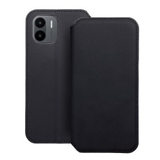Dual Pocket Book Case priekš Xiaomi Redmi A1 / A2 - Melns - sāniski atverams maciņš / grāmatveida maks ar divām kabatiņām