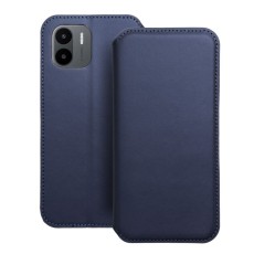 Dual Pocket Book Case priekš Xiaomi Redmi A1 / A2 - Tumši Zils - sāniski atverams maciņš / grāmatveida maks ar divām kabatiņām