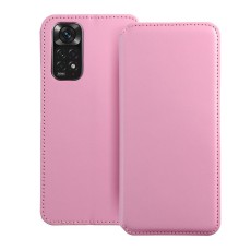 Dual Pocket Book Case priekš Xiaomi Redmi Note 11 / Note 11S - Gaiši Rozā - sāniski atverams maciņš / grāmatveida maks ar divām kabatiņām