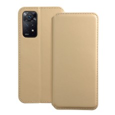 Dual Pocket Book Case priekš Xiaomi Redmi Note 11 Pro / Note 12 Pro 4G - Zelts - sāniski atverams maciņš / grāmatveida maks ar divām kabatiņām