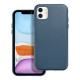 Leather MagSafe Back Case priekš Apple iPhone 11 - Tumši Zils - mākslīgās ādas aizmugures apvalks / bampers-vāciņš
