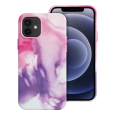 Leather MagSafe Back Case priekš Apple iPhone 12 / 12 Pro - Violets - mākslīgās ādas aizmugures apvalks / bampers-vāciņš