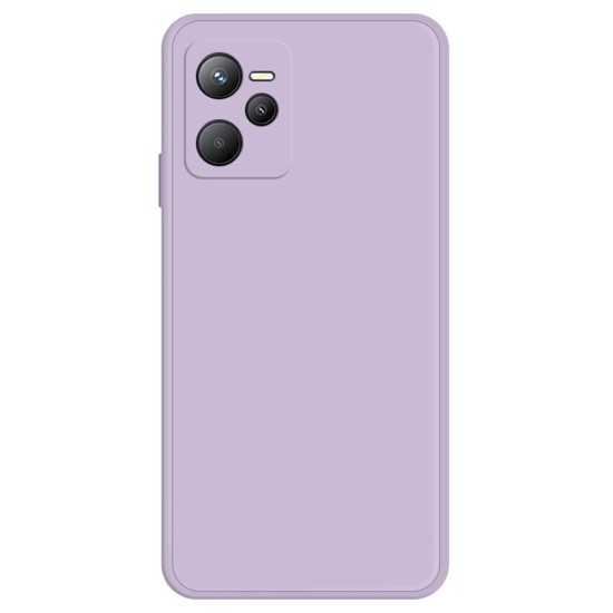 Anti-scratch Rubberized TPU Phone Case with Microfiber Lining priekš Realme C35 - Violets - silikona aizmugures apvalks / bampers