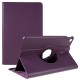 360 Rotary Litchi Skin Leather Cover w/ Stand priekš Lenovo Tab M10 Plus 3rd Gen TB-125 / TB-128 - Violets - sāniski atverams maciņš ar stendu