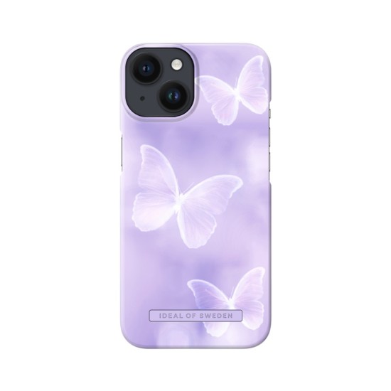 iDeal of Sweden Fashion SS23 Back Case priekš Apple iPhone 14 - Butterfly Crush - plastikāta aizmugures apvalks ar iebūvētu metālisku plāksni / bampers-vāciņš