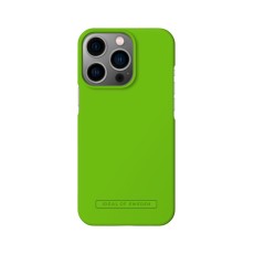 iDeal of Sweden Seamless SS23 Back Case priekš Apple iPhone 13 Pro - Hyper Lime - ciets silikona aizmugures apvalks ar iebūvētu metālisku plāksni / bampers-vāciņš