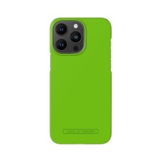 iDeal of Sweden Seamless SS23 Back Case priekš Apple iPhone 14 Pro Max - Hyper Lime - ciets silikona aizmugures apvalks ar iebūvētu metālisku plāksni / bampers-vāciņš