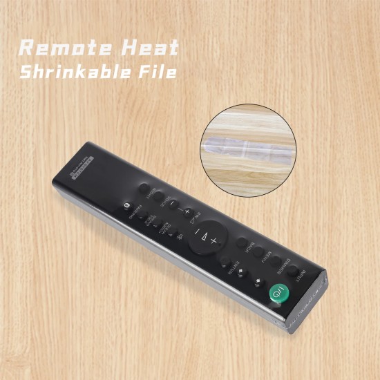 Universāla termosaraujoša aizsargplēve pultij 6 x 25 cm (10 gab.) - saraujas pults formā ar parastā fēna palīdzību