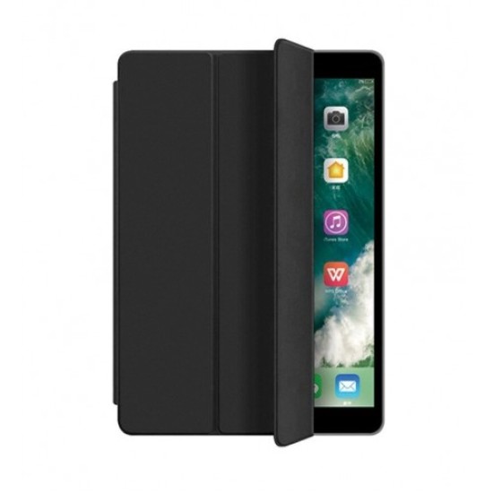 Smart Sleeve Book Case priekš Samsung Galaxy Tab A8 10.5 X200 / X205 - Melns - sāniski atverams maciņš ar stendu