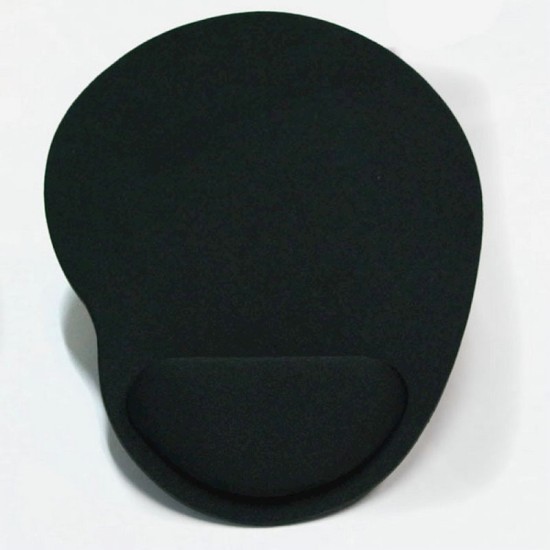 Setty Mouse Pad with a wrist support peles paliktnis, 230 mm x 180 mm - Melns