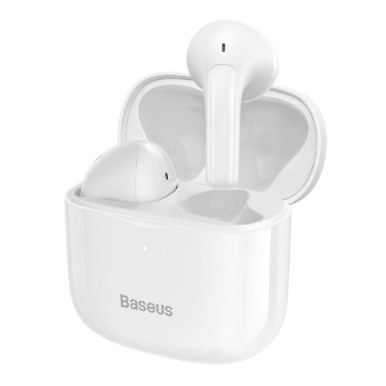 Baseus (NGTW080001) Bowie E3 True Wireless Bluetooth 5.0 Earphones with Charging Base Universālas Bezvadu Austiņas - Baltas