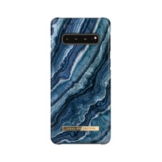 iDeal of Sweden Fashion SS19 Back Case priekš Samsung Galaxy S10 G973 - Indigo Swirl - plastikāta aizmugures apvalks ar iebūvētu metālisku plāksni / bampers-vāciņš