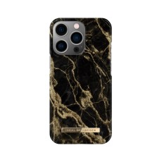 iDeal of Sweden Fashion SS20 Back Case priekš Apple iPhone 13 Pro - Golden Smoke Marble - plastikāta aizmugures apvalks ar iebūvētu metālisku plāksni / bampers-vāciņš
