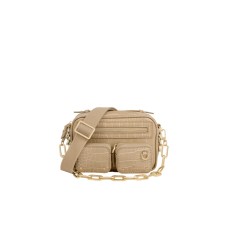 iDeal of Sweden AG22 Jona Utility Crossbody Bag - Warm Beige Croco - sieviešu pleca soma