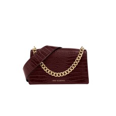 iDeal of Sweden AW21 Lia Baguette Medium Hand Bag - Scarlet Croco - sieviešu rokassoma / pleca soma