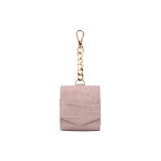 iDeal of Sweden Fashion AirPods Bag - Misty Rose Croco - sieviešu AirPods somiņa
