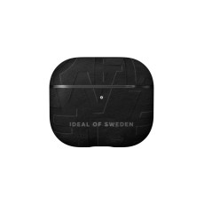 iDeal of Sweden Atelier Case priekš Apple Airpods 3 - Ideal Black - mākslīgās ādas apvalks bezvadu austiņu lādēšanas ierīcei