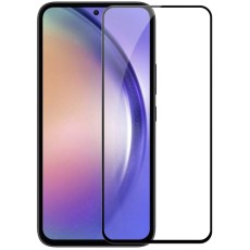 Nillkin 2.5D CP/Pro Full Glue Tempered Glass screen protector priekš Samsung Galaxy A54 5G A546 - Melns - Ekrāna Aizsargstikls / Bruņota Stikla Aizsargplēve