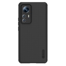 Nillkin Super Frosted Pro Shield Matte PC Mobile Cover priekš Xiaomi 12T 5G / 12T Pro 5G - Melns - plastikas aizmugures apvalks / bampers-vāciņš