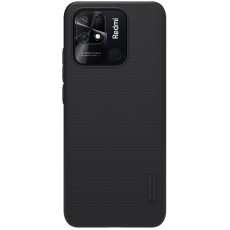 Nillkin Super Frosted Shield Matte PC Mobile Cover priekš Xiaomi Redmi 10C - Melns - plastikas aizmugures apvalks / bampers-vāciņš