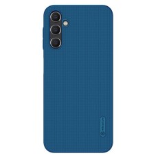Nillkin Super Frosted Shield Matte PC Mobile Cover priekš Samsung Galaxy A14 4G A145 / A14 5G A146 - Zils - plastikas aizmugures apvalks (bampers, vāciņš, PU back cover, bumper shell)