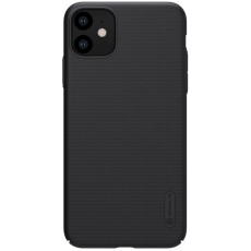 Nillkin Super Frosted Shield Matte PC Mobile Cover priekš Apple iPhone 11 - Melns - plastikas aizmugures apvalks / bampers-vāciņš