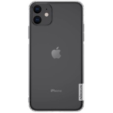 NILLKIN Nature 0.6mm Soft TPU Phone Case priekš Apple iPhone 11 - Caurspīdīgs - silikona aizmugures apvalks (bampers, vāciņš, slim TPU silicone case shell cover, bumper)