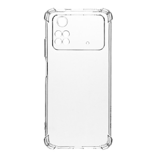 Tactical TPU Plyo Back Case priekš Xiaomi Poco M4 Pro 4G - Caurspīdīgs - silikona aizmugures apvalks / bampers-vāciņš