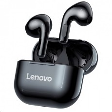 Lenovo LP40 TWS Wirelees Bluetooth V5.0 Touch Control Earphones with Charging Base Universālas Bezvadu Austiņas - Melnas
