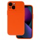 CamShield Soft Back Case priekš Apple iPhone 12 Pro - Oranžš - silikona aizmugures apvalks / bampers ar kameras aizsargmehānismu