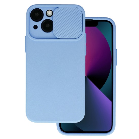 CamShield Soft Back Case priekš Apple iPhone 13 - Gaiši Violets - silikona aizmugures apvalks / bampers ar kameras aizsargmehānismu