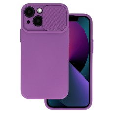 CamShield Soft Back Case priekš Apple iPhone 13 Pro - Violets - silikona aizmugures apvalks / bampers ar kameras aizsargmehānismu