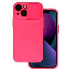 CamShield Soft Back Case priekš Apple iPhone 13 Pro Max - Rozā - silikona aizmugures apvalks / bampers ar kameras aizsargmehānismu