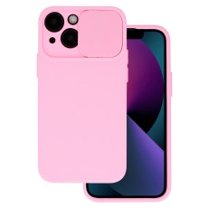 CamShield Soft Back Case priekš Apple iPhone 14 Pro - Gaiši Rozā - silikona aizmugures apvalks / bampers ar kameras aizsargmehānismu