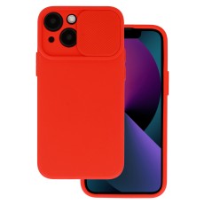 CamShield Soft Back Case priekš Apple iPhone 14 Pro Max - Sarkans - silikona aizmugures apvalks / bampers ar kameras aizsargmehānismu