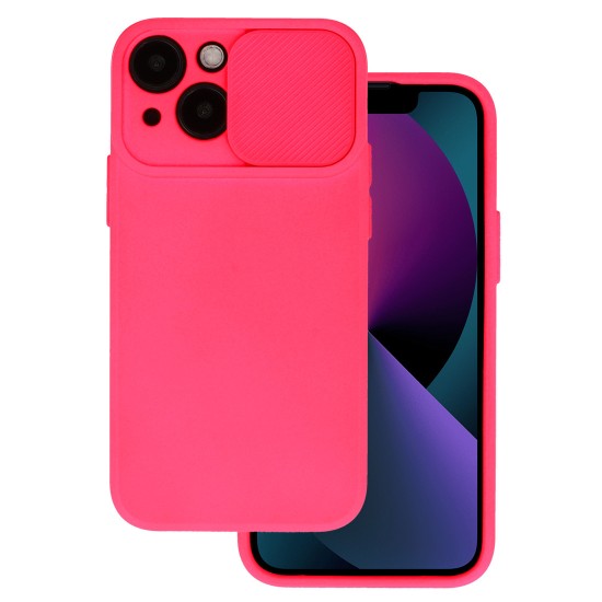 CamShield Soft Back Case priekš Xiaomi 13 - Rozā - silikona aizmugures apvalks / bampers ar kameras aizsargmehānismu