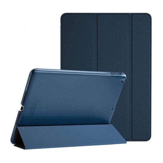 Soft Smart Auto Wake/Sleep Book Case priekš Samsung Galaxy Tab A8 10.5 X200 / X205 - Zils - sāniski atverams maciņš ar stendu