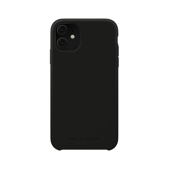 iDeal of Sweden Silicone SI23 Back Case priekš Apple iPhone 11 - Black - silikona aizmugures apvalks / bampers-vāciņš